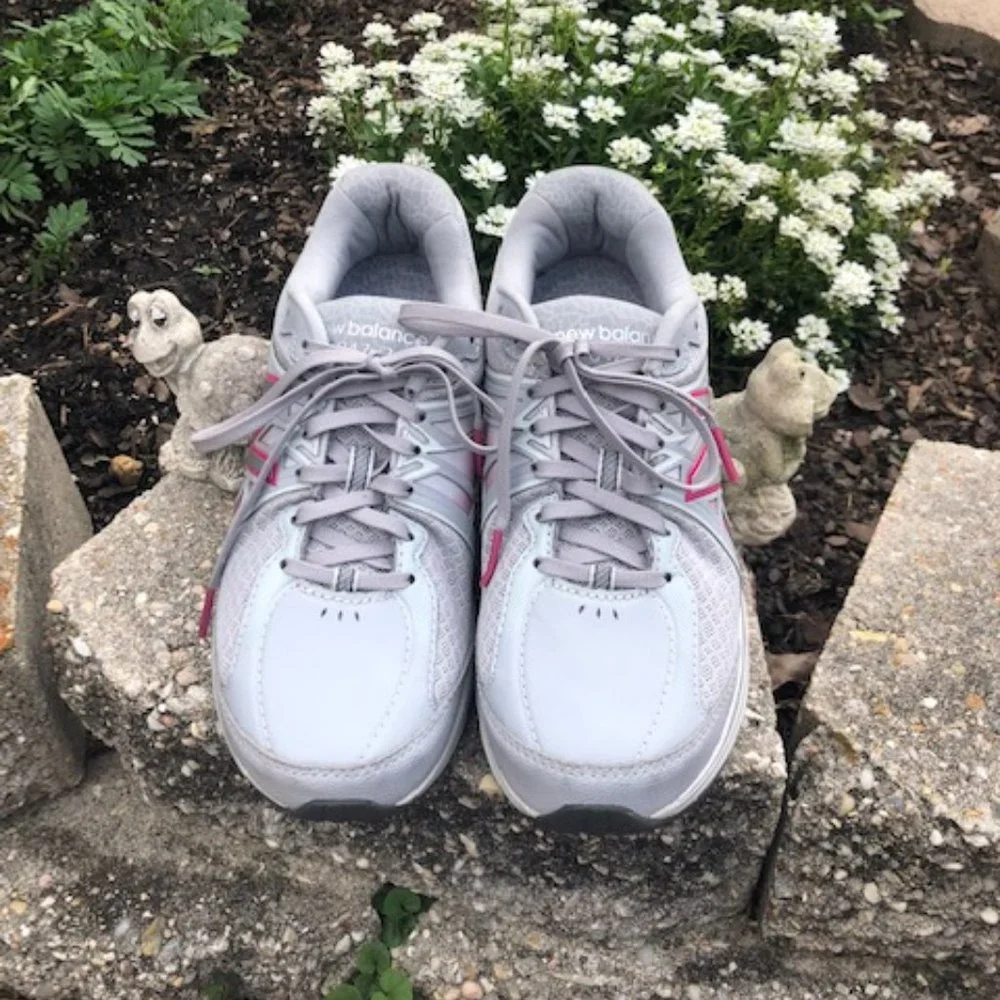 NEW BALANCE 847 V2 WOMENS WALKING SHOES GRAY PINK WW847GR2 SIZE 6-1/2M - Picture 3 of 14